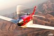 P-51 Mustang fighter (Team Strega) flying over Northern Nevada